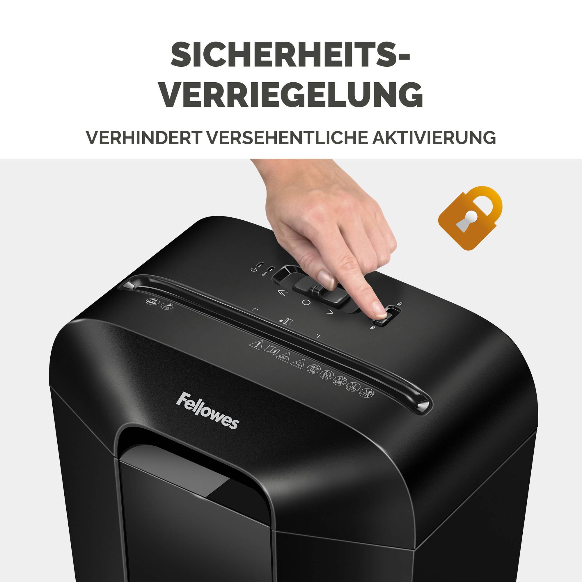 Fellowes Powershred LX50 distruggi documenti Taglio a particelle Nero 4406001-3