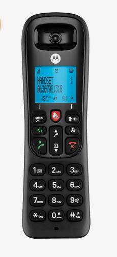 Motorola CD4001 Telefono DECT Identificatore di chiamata Nero 107CD4001-0