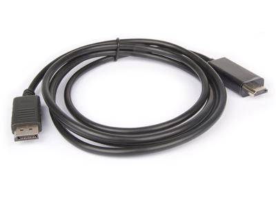 Hamlet XVCDP-HDM18 cavo e adattatore video 1,8 m DisplayPort HDMI tipo A (Standard) Nero-1