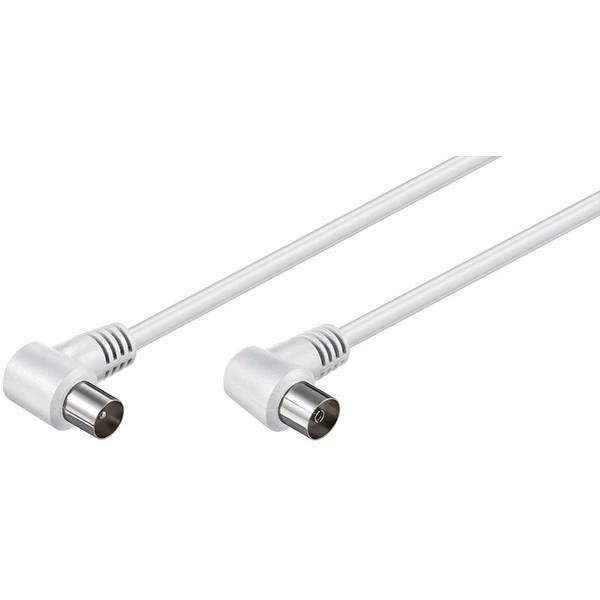 Goobay 11520 cavo coassiale 1,5 m Bianco ICOC AV-338