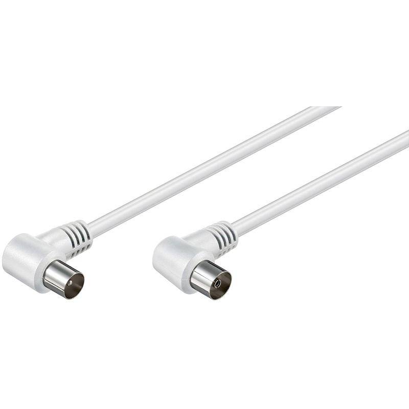 Goobay 11520 cavo coassiale 1,5 m Bianco ICOC AV-338-0