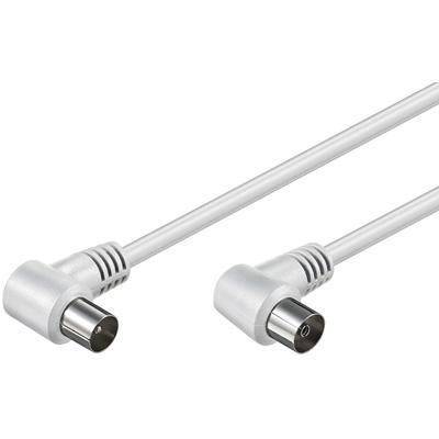 Goobay 11520 cavo coassiale 1,5 m Bianco ICOC AV-338-1