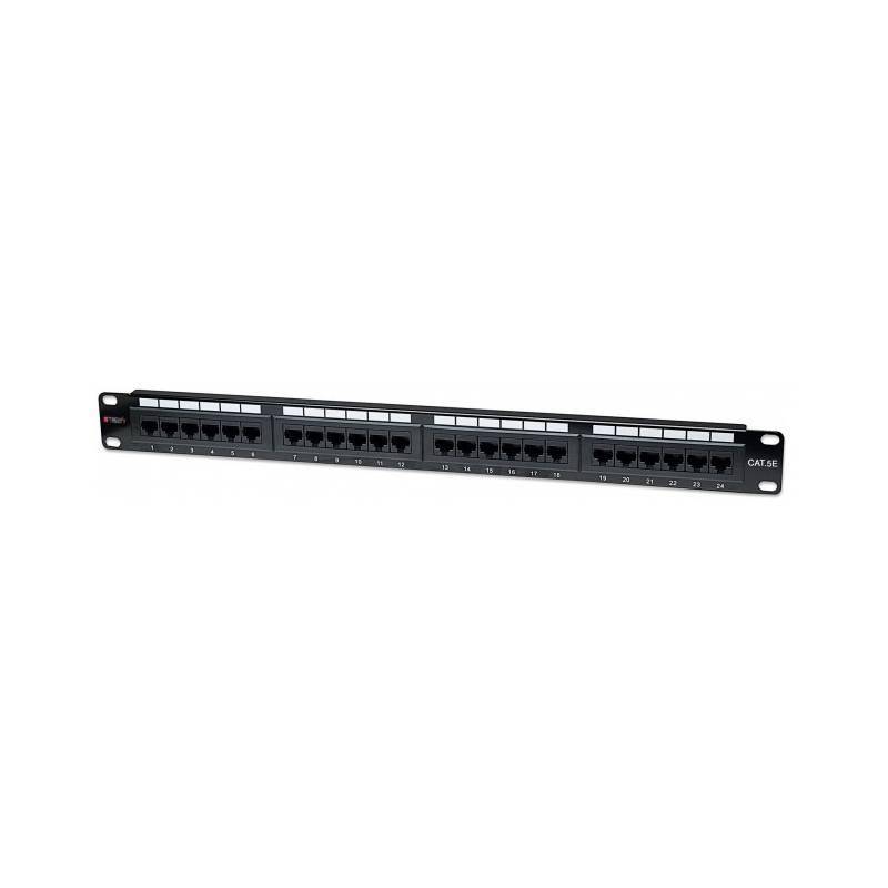 Techly Pannello Patch UTP 24 Posti RJ45 Cat.5E (I-PP 24-RU-C5ET) I-PP 24-RU-C5ET-1