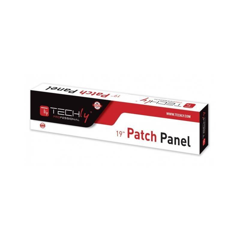 Techly Pannello Patch UTP 24 Posti RJ45 Cat.5E (I-PP 24-RU-C5ET) I-PP 24-RU-C5ET-2