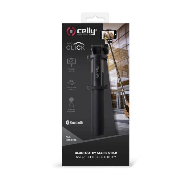 Celly Click Monopod bastone per selfie Smartphone Nero CLICKMONOPODBK-2