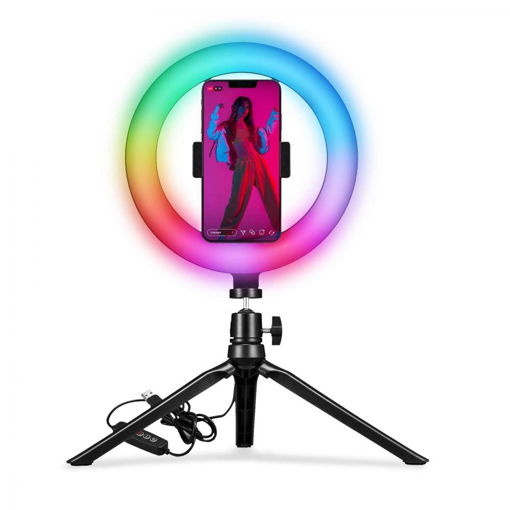 Celly CLICKRINGRGBBK luce di pannello a LED Rotondo dC CLICKRINGRGBBK-0