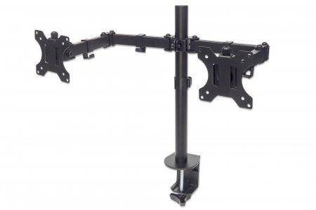 Manhattan 461528 supporto da tavolo per Tv a schermo piatto 81,3 cm (32") Morsa Nero ICA-LCD 461-D-0