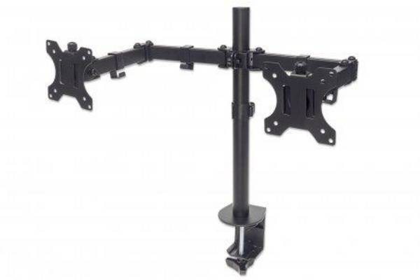 Manhattan 461528 supporto da tavolo per Tv a schermo piatto 81,3 cm (32") Morsa Nero ICA-LCD 461-D
