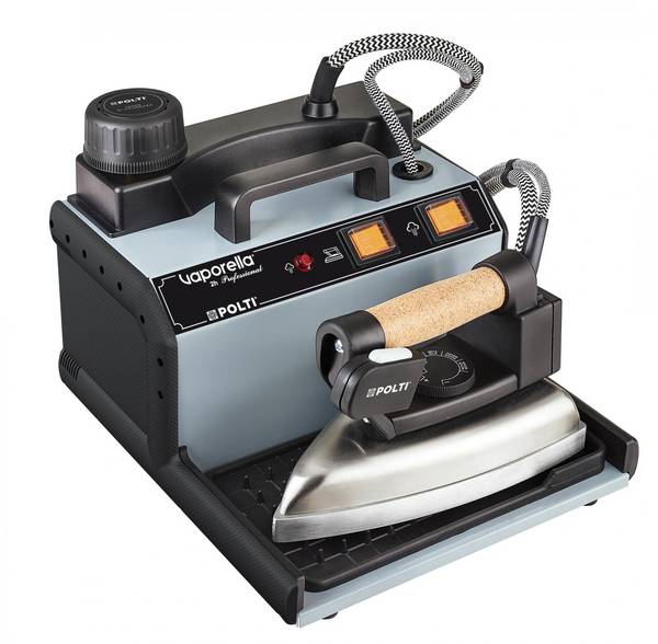 Polti Vaporella 2H Professional 1750 W 1,3 L Alluminio Nero, Grigio
