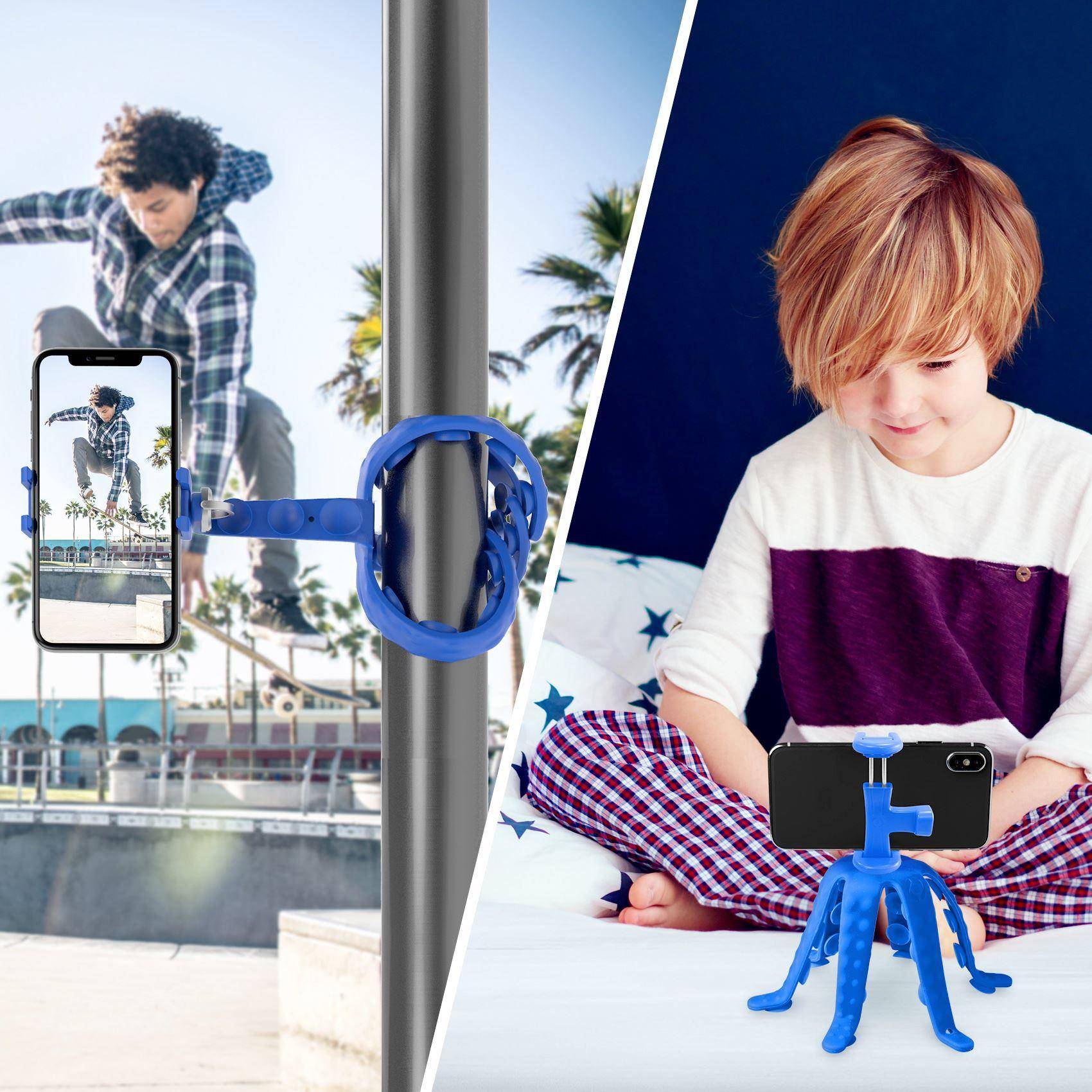 FLEXIBLE MAXI TRIPOD BLUE-2