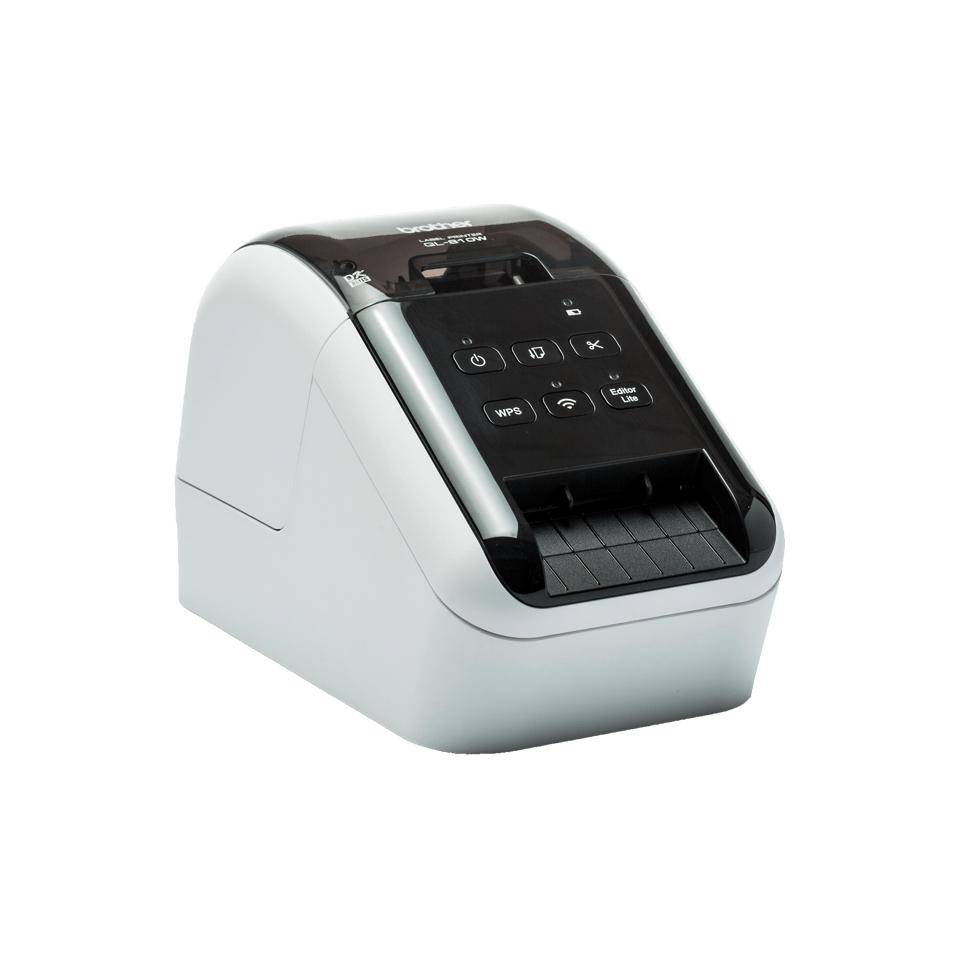 Brother QL-810WC stampante per etichette (CD) Termica diretta A colori 300 x 600 DPI Con cavo e senza cavo DK-2