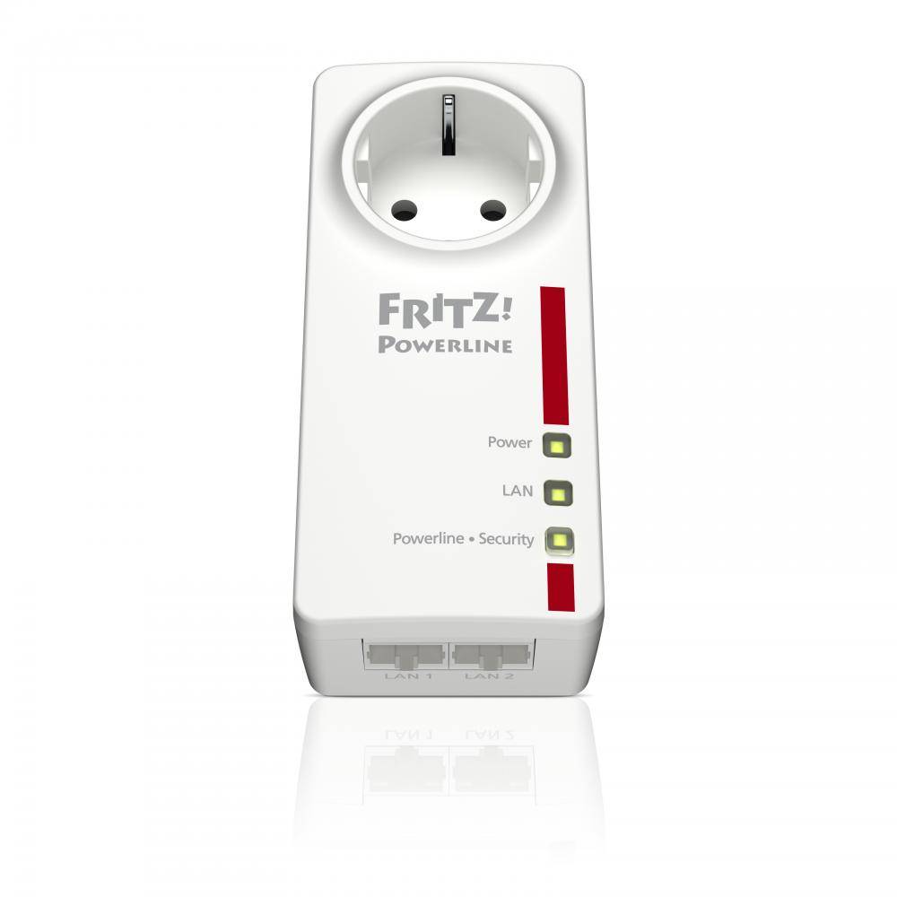 FRITZ!Powerline 1220 Set INT 1200 Mbit/s Collegamento ethernet LAN Bianco 2 pz 20002753-1