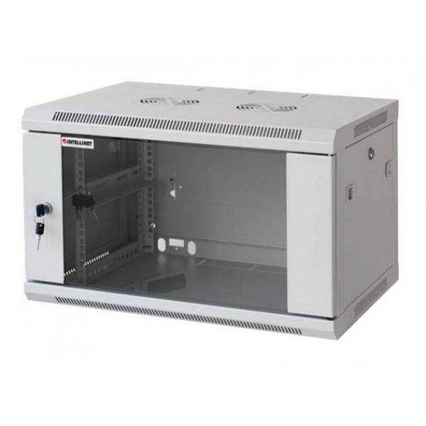 Techly I-CASE EW-2006G rack 6U Da parete Grigio I-CASE EW-2006G