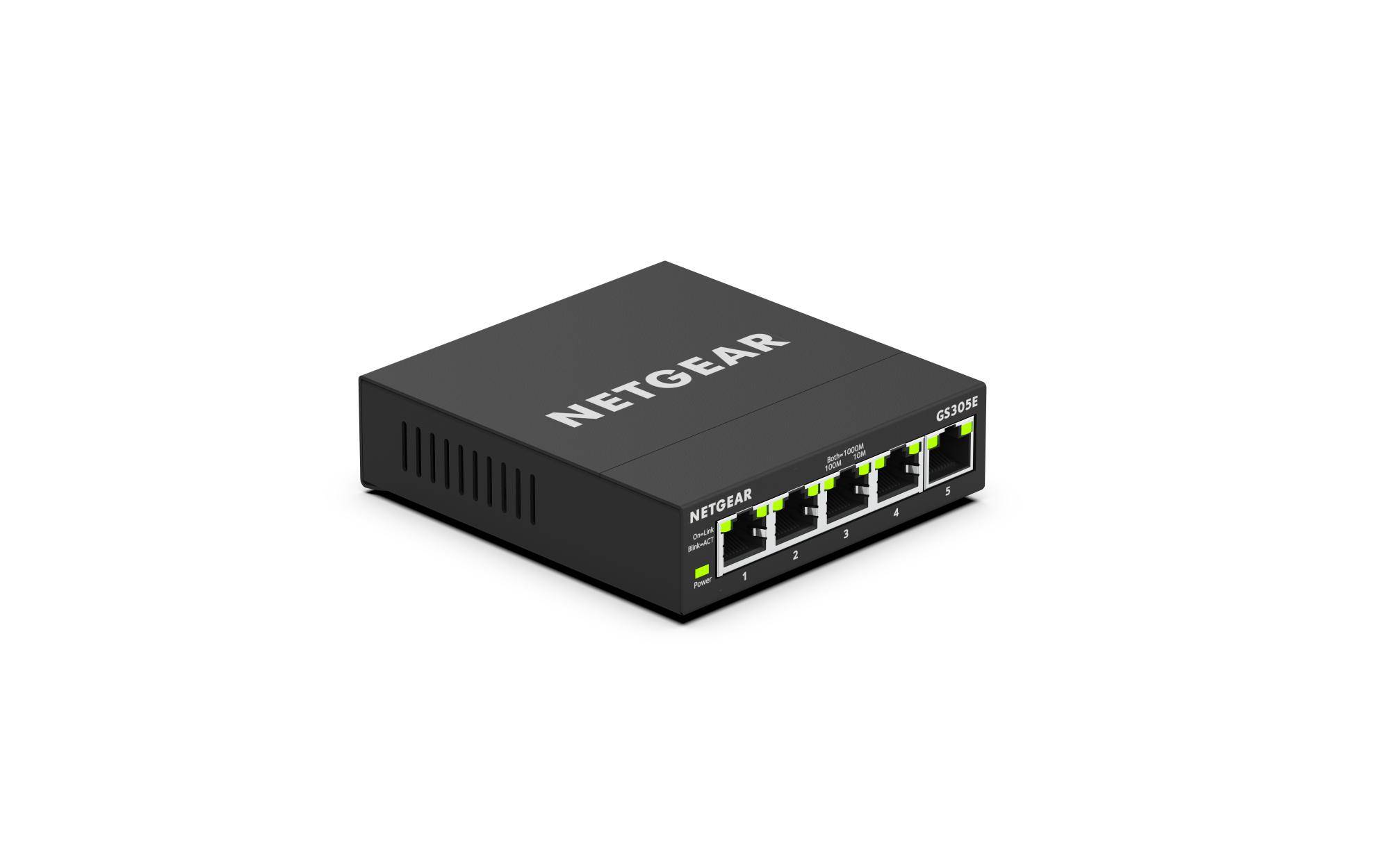 Netgear GS305E Gestito Gigabit Ethernet (10/100/1000) Nero GS305E-100PES-0