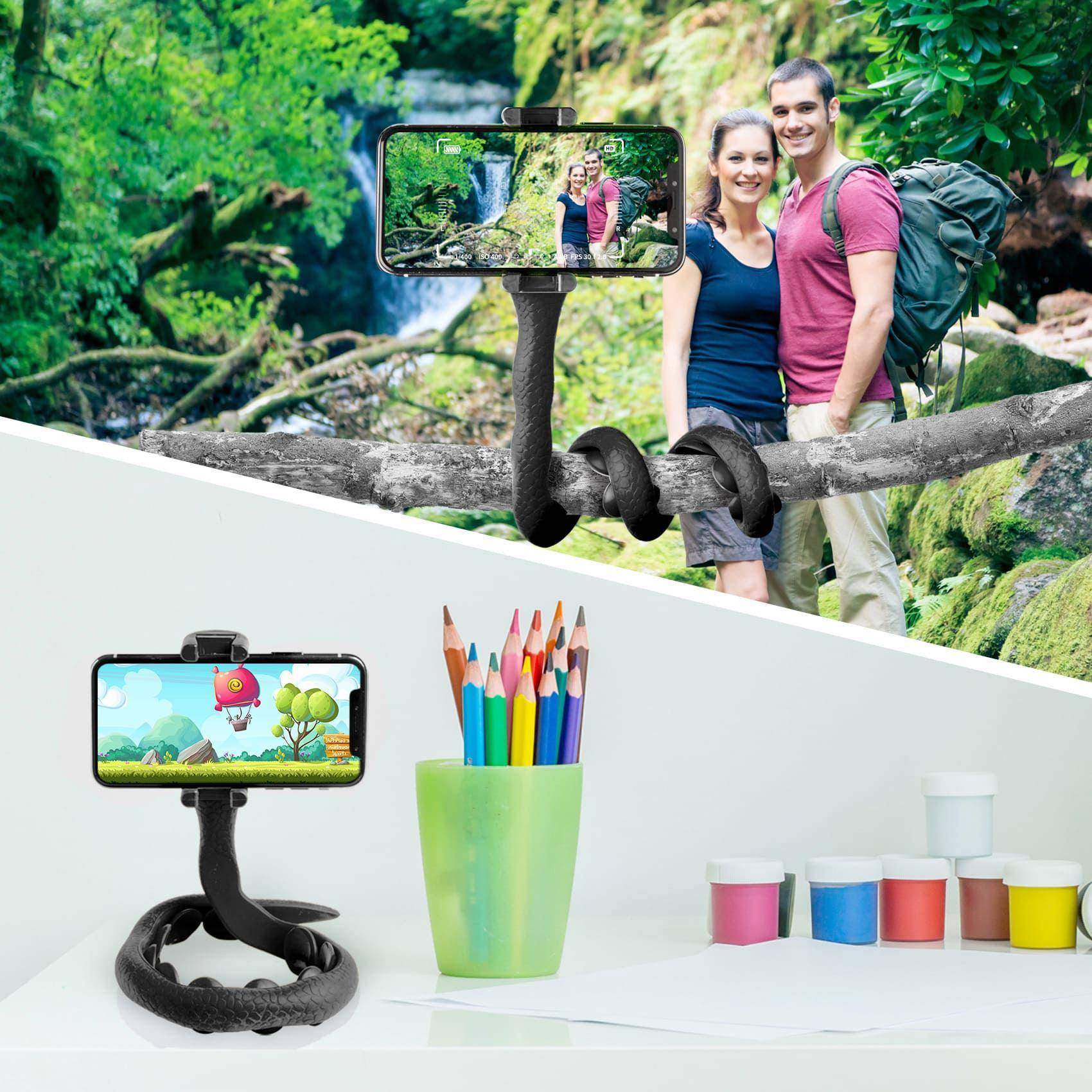 Celly Snake bastone per selfie Universale Nero SNAKEBK-1