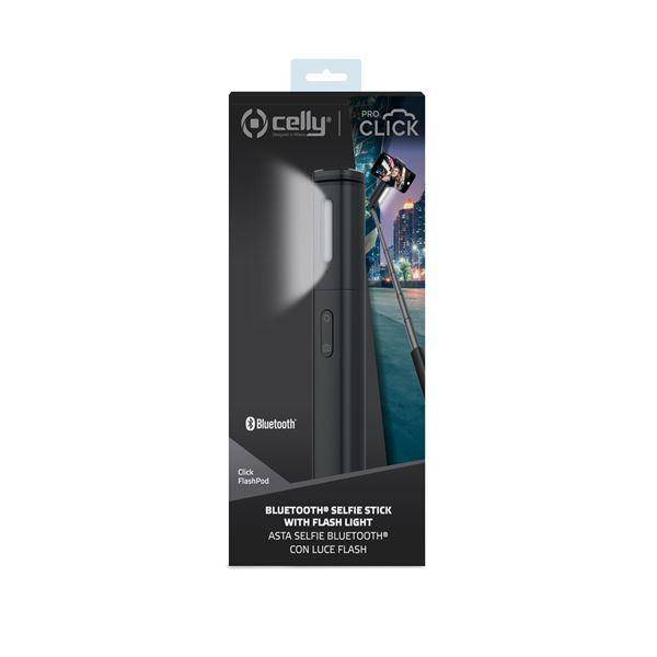 Celly CLICKFLASHPODBK bastone per selfie Smartphone Nero CLICKFLASHPODBK-2