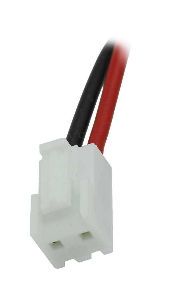 Batteria luce emergenza NiCd 3.6V 4500mAh F1x3 Mono D con cavo e spina come Saft 802712-1
