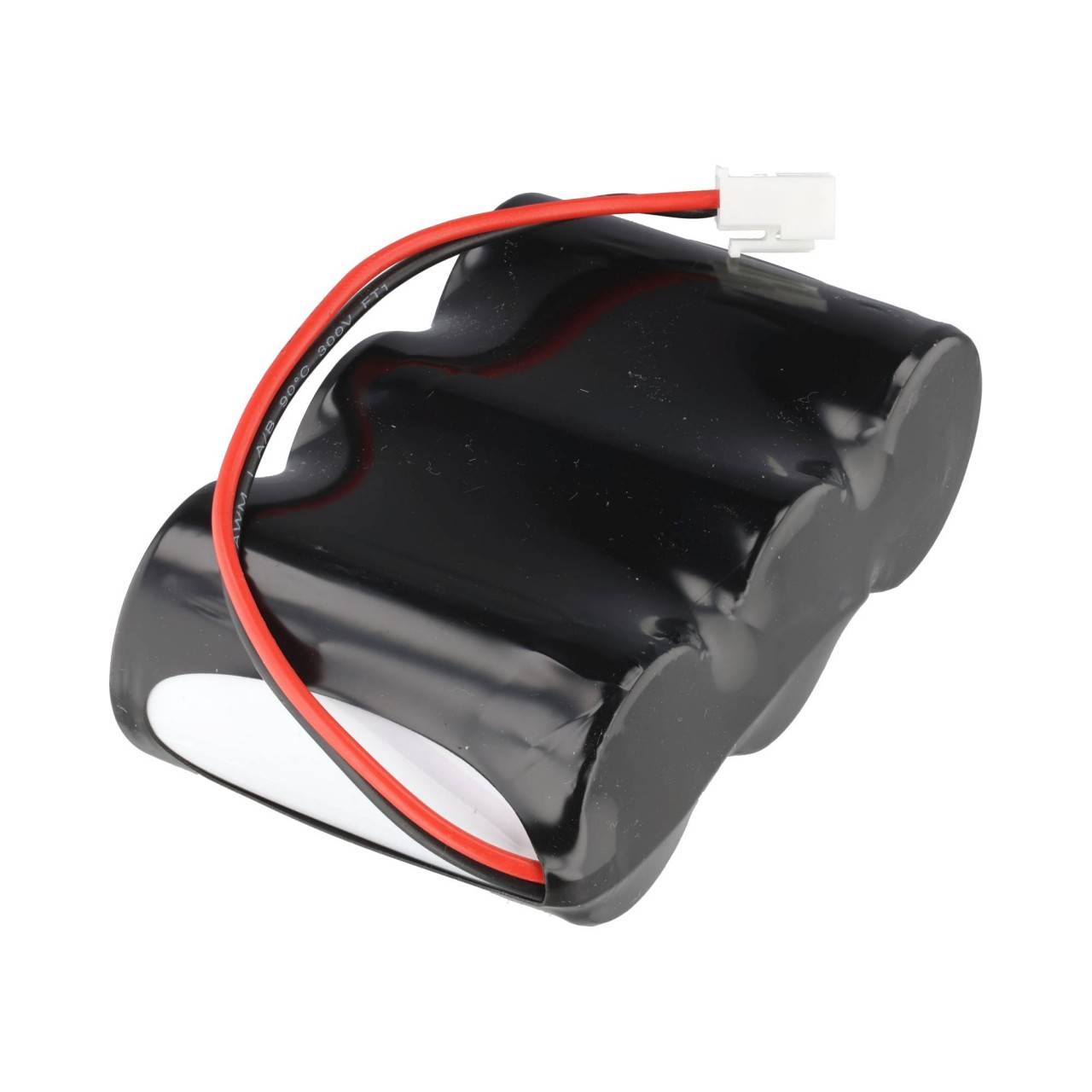 Batteria luce emergenza NiCd 3.6V 4500mAh F1x3 Mono D con cavo e spina come Saft 802712-2