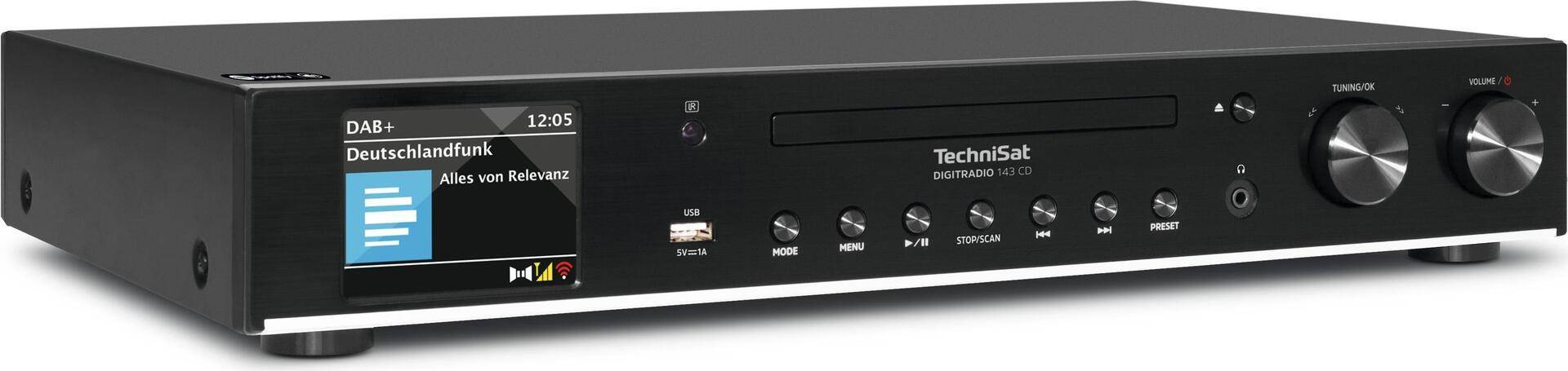 TECHNISAT DIGITRADIO 143 CD , 0000/3989 , schwarz-0