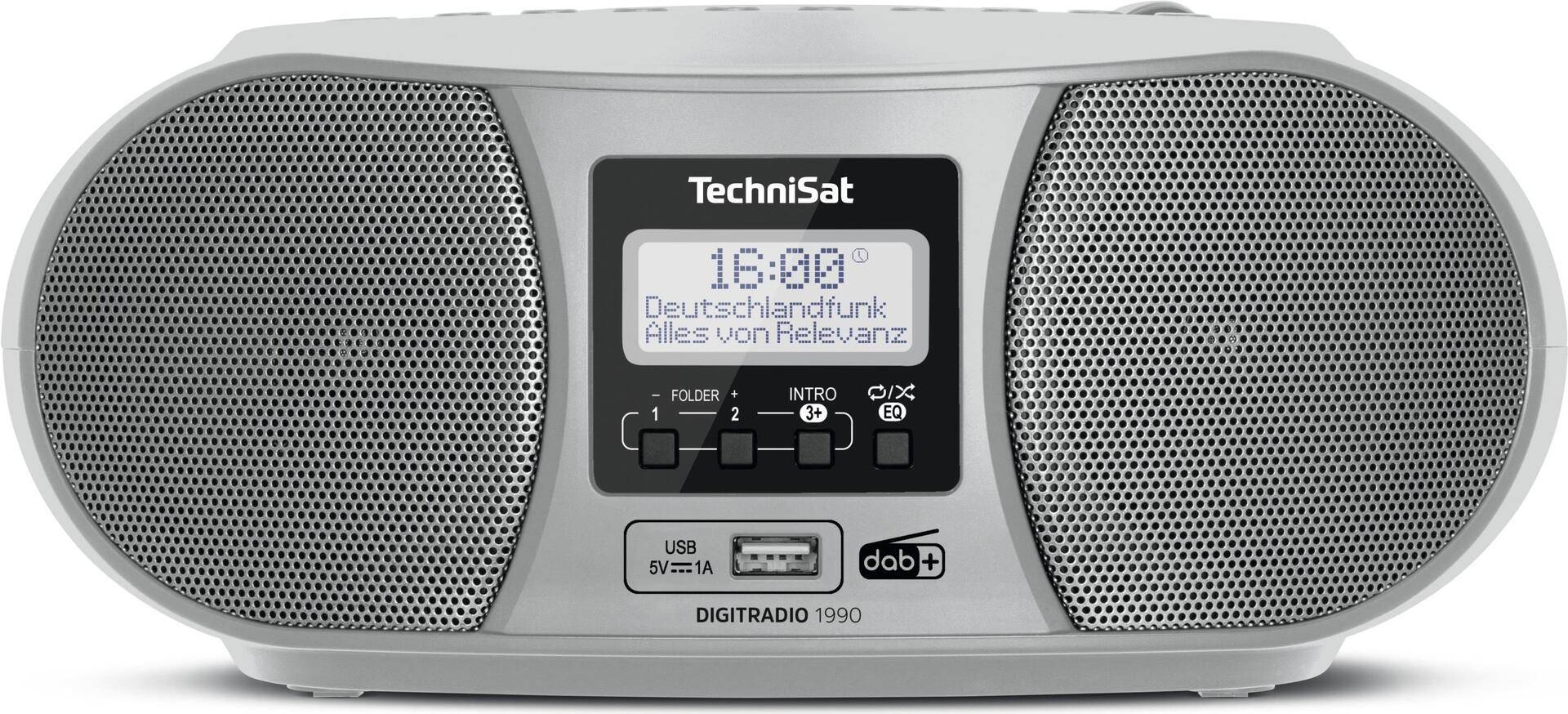 TechniSat DigitRadio 1990 - Ghettoblaster - Silber-0