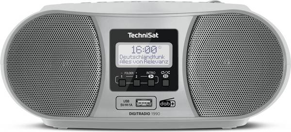 TechniSat DigitRadio 1990 - Ghettoblaster - Silber