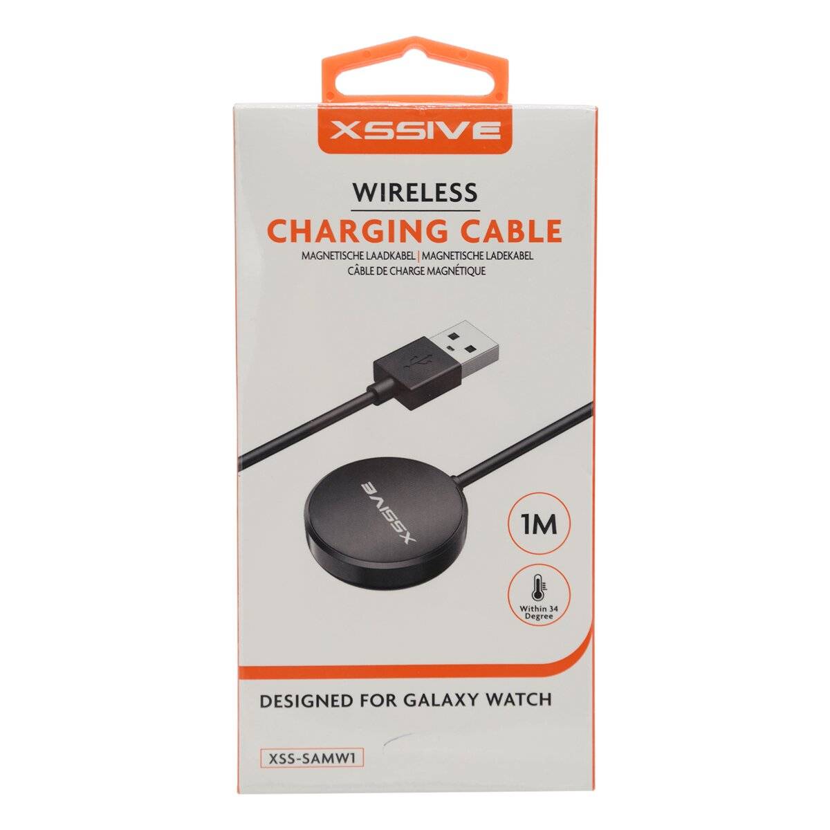 Cavo di ricarica e sincronizzazione wireless compatibile con Galaxy Watch 1m-1
