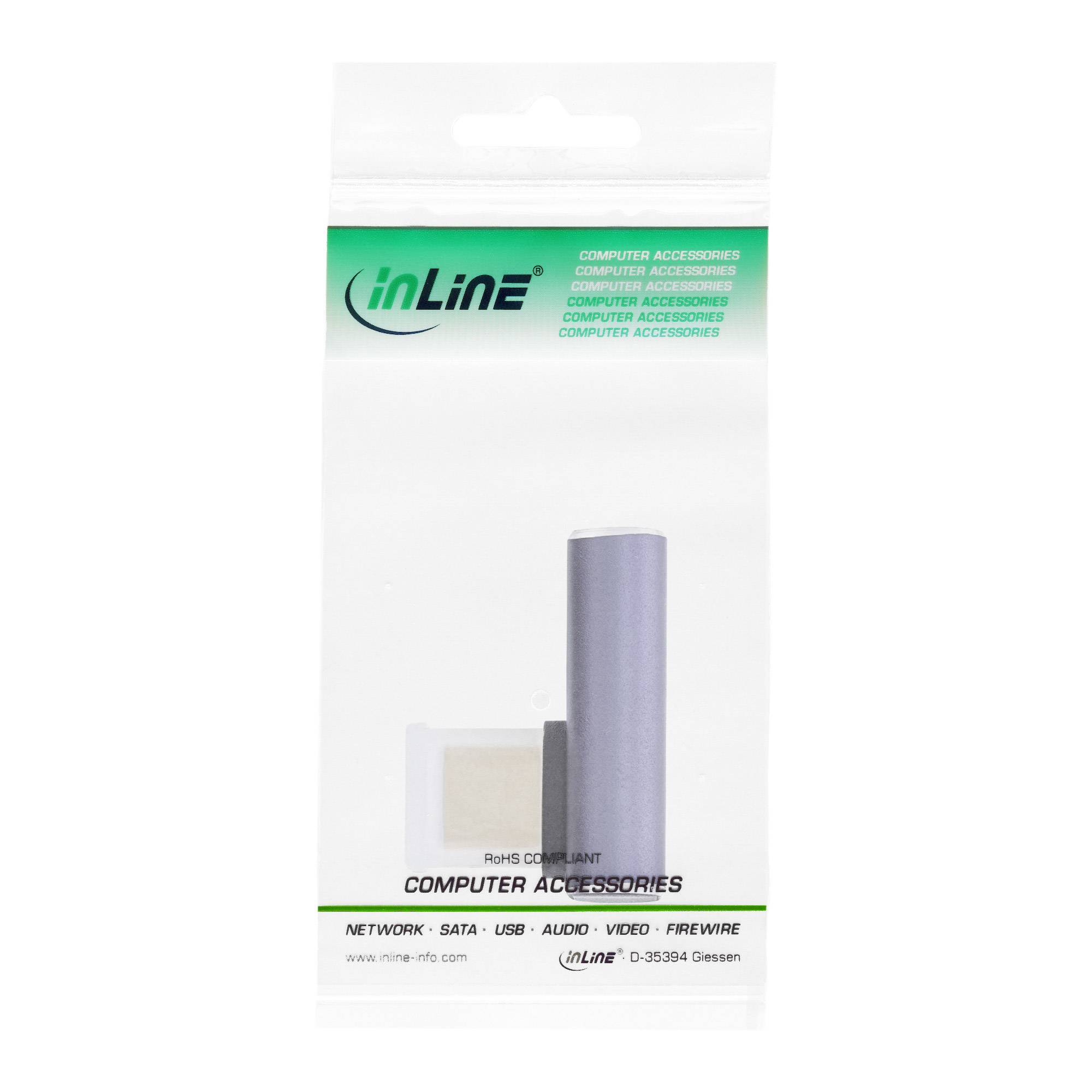 Adattatore InLine USB4: spina/presa USB-C verticale ad angolo destro/sinistro-3