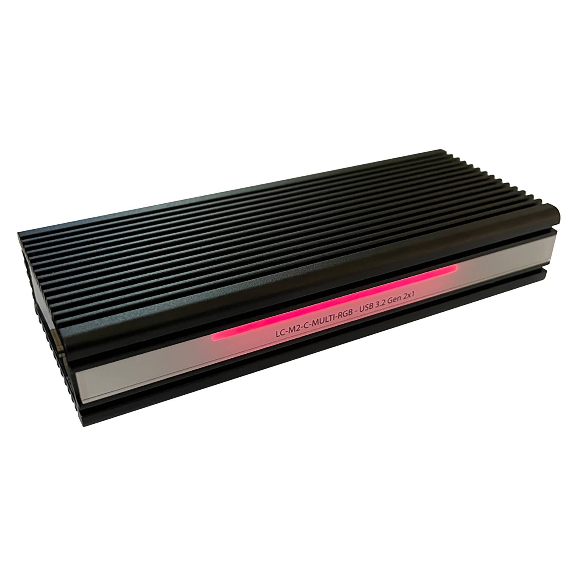 Custodia LC-POWER USB-C per NVMe o SATA USB32-1