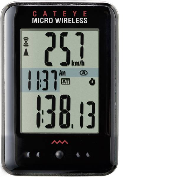 Computer per biciclette - Ciclocomputer senza fili Cateye CC-MC200W analogico con sensore a ruota - Computer per biciclette - Ciclocomputer senza fili Cateye CC-MC200W analogico con sensore a ruota -