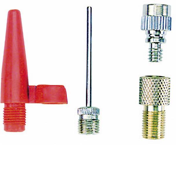 Pompe da bicicletta - Kit adattatori per pompa da bicicletta Fischer Fahrrad 85618 85618 Metallo, Rosso - Pompe da bicicletta - Kit adattatori per pompa da bicicletta Fischer Fahrrad 85618 85618 Metallo, Rosso -
