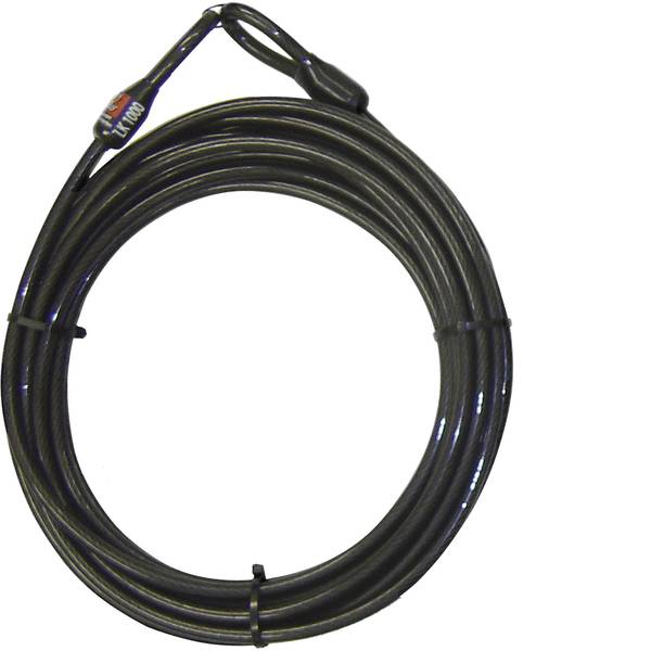 Lucchetti da bicicletta - Cavo dacciaio con occhielli Security Plus 0289 Nero Occhielli per lucchetto - Lucchetti da bicicletta - Cavo dacciaio con occhielli Security Plus 0289 Nero Occhielli per lucchetto -