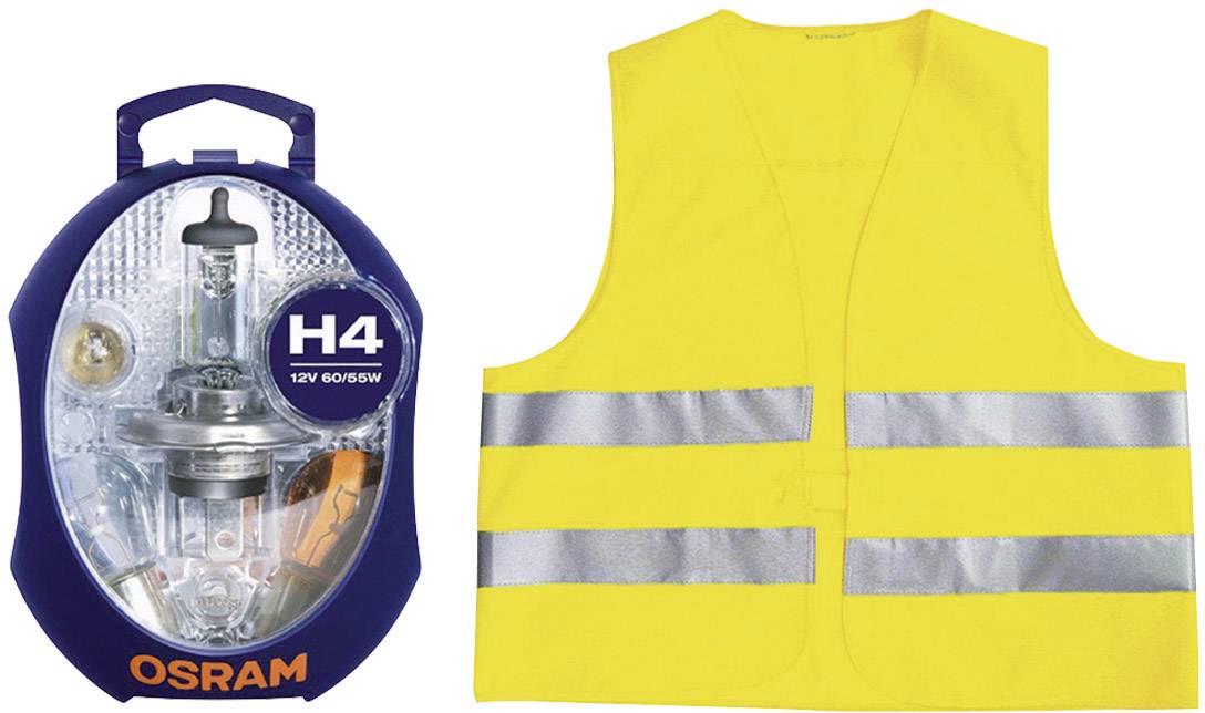 Osram Automotive CLKM H4 EURO UNV1 Assortimento di lampadine Standard H4 60/55 W 12 V