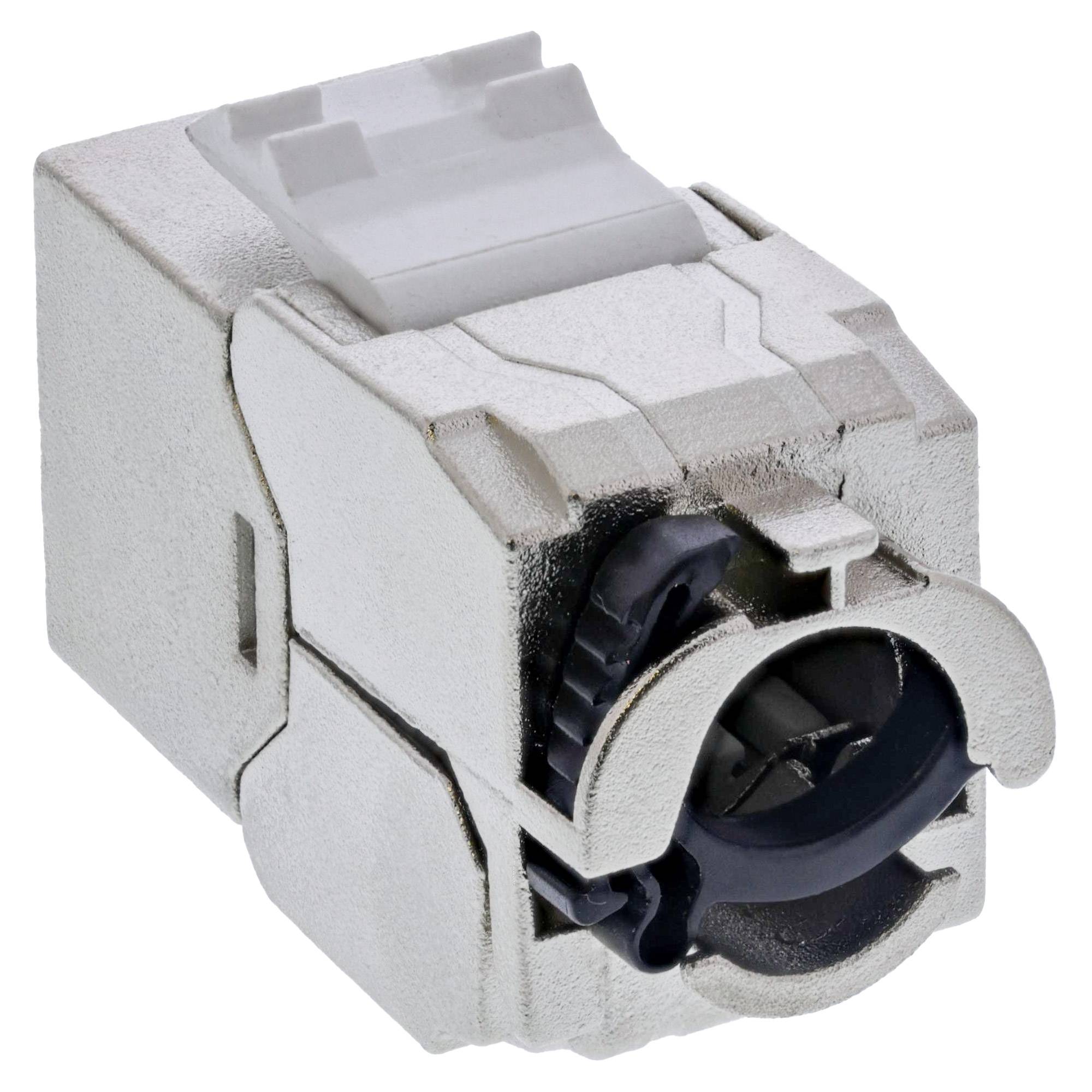 24er Bulk-Pack InLineÆ Keystone RJ45 Buchse Slim, SNAP-In, Cat.6A, integrierter Kabelbinder (B-76202P)-3