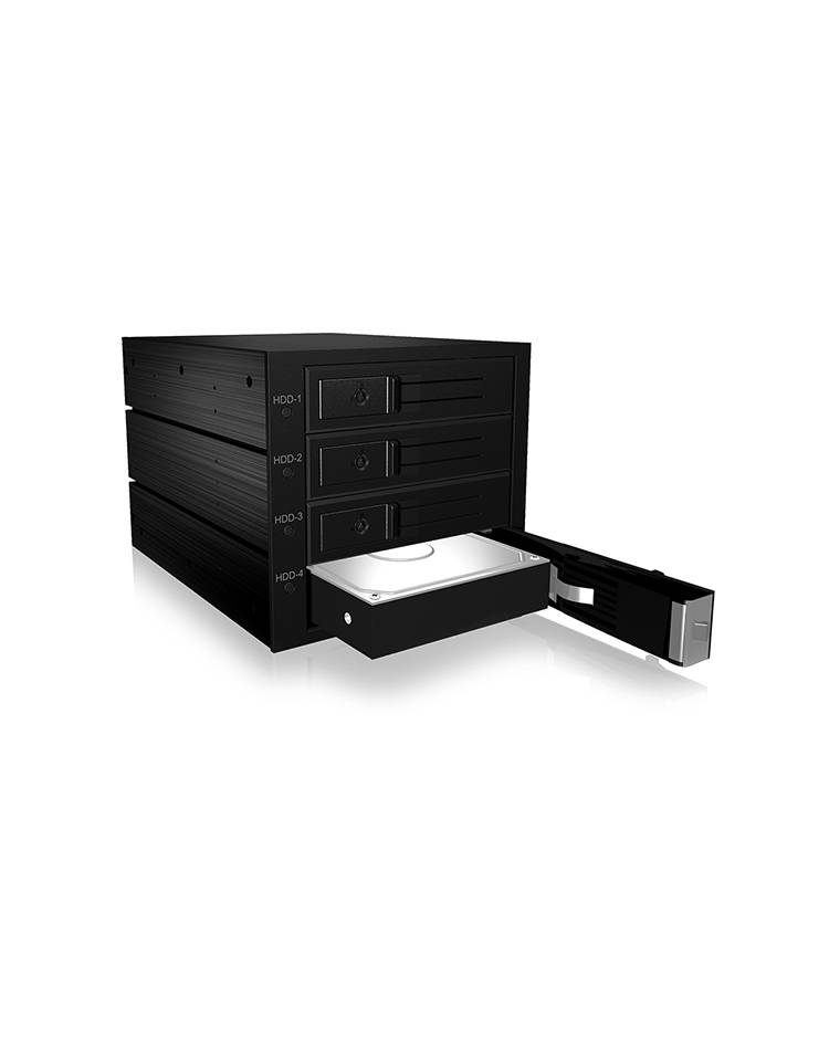 ICY BOX IB-564SAS-12G array di dischi Nero-6
