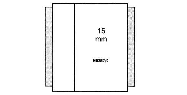 MITUTOYO, 516-833-10, Blocchetto pianparallelo Set, metrico, Ins. Cert., ISO, 2 Wear Blocks, Grade 1, ceramica, 1mm-2