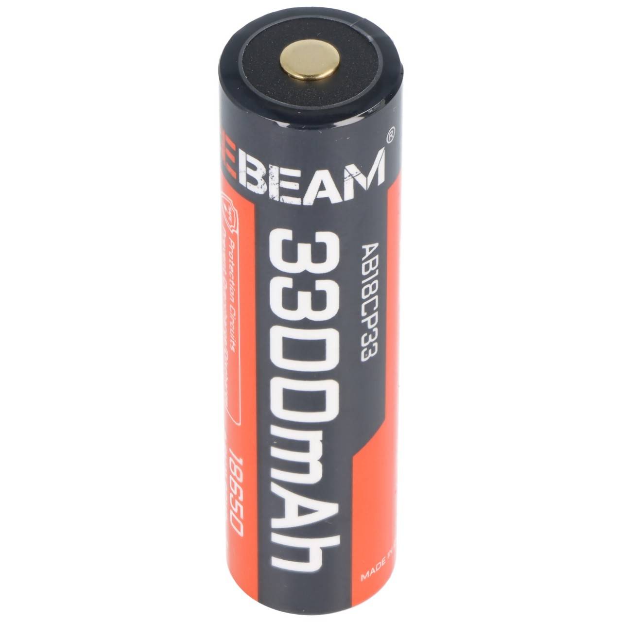 Batteria agli ioni di litio AceBeam 18650 3.100 mAh, 25 A, con circuito di protezione, 69,70 mm x 18,40 mm-0