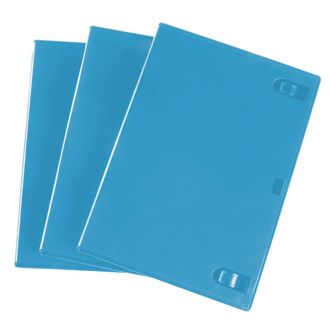hama Blu-Ray-Disc-Doppel-Leerhülle, Jewel Case, blau Kunststoffbox, zur Aufbewahrung von 2 Blu-Ray-Discs (51468)-1
