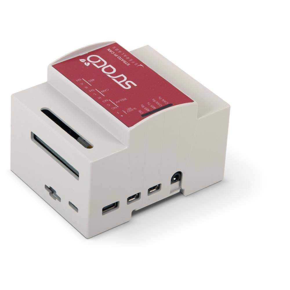 Strato Pi CAN server with Raspberry Pi 3 Model B+ + Strato Pi Fan-1