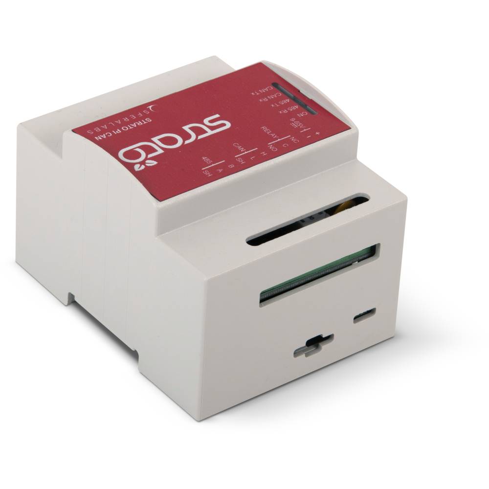 Strato Pi CAN server with Raspberry Pi 4 Model B 4GB-3