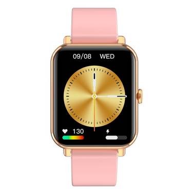 Smartwatch GRC Classic Chiamate e SMS Display Touch AMOLED 1.78 Silicone Rosa