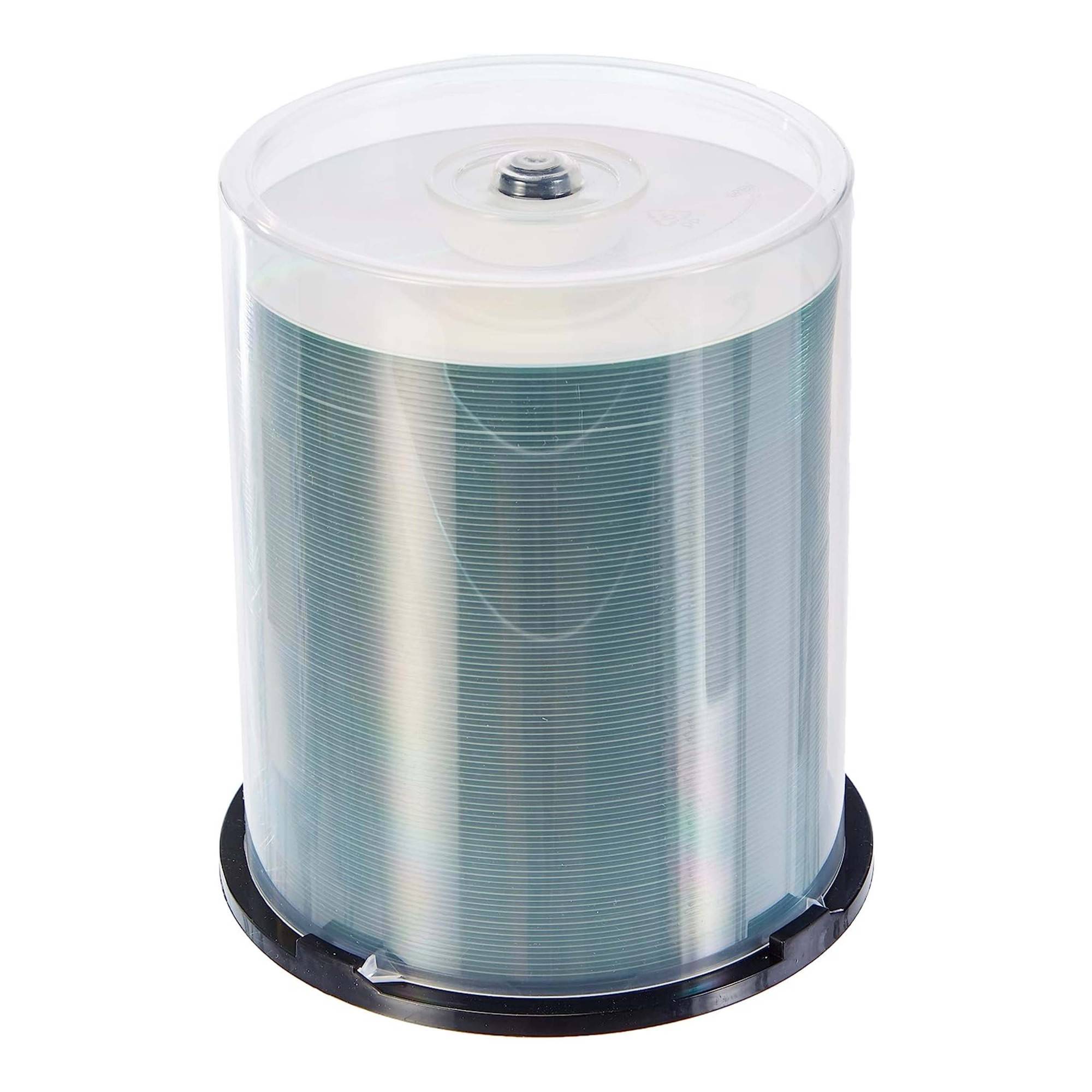 100 X Cd-r Cd Vergini Stampabili Inkjet Campana Cake Da 700mb 80min 52x 100pz-0