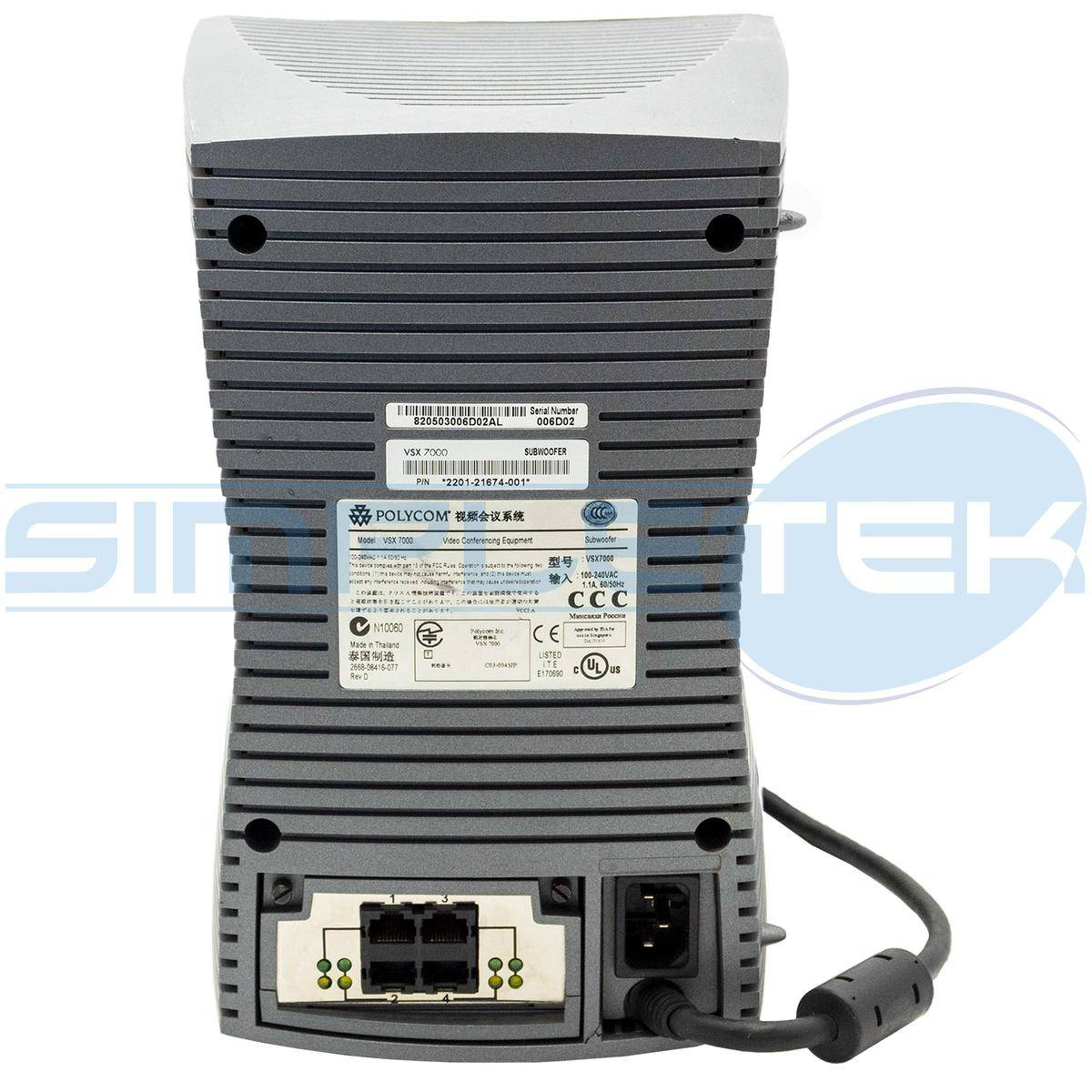 Polycom Vsx 7000 Subwoofer Cassa Speaker Videoconferenza-3