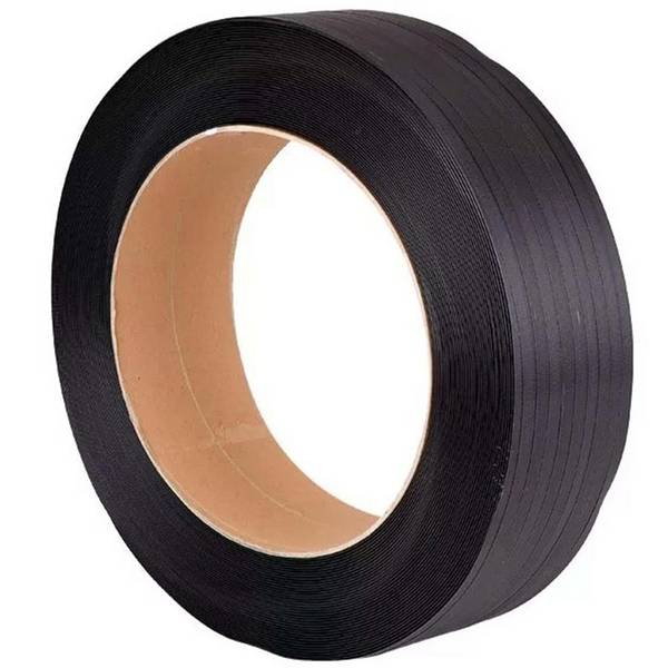 Reggia Ppl Nera Manuale 15x08 1500mt Diametro 400mm Reggetta Pallet Bancali