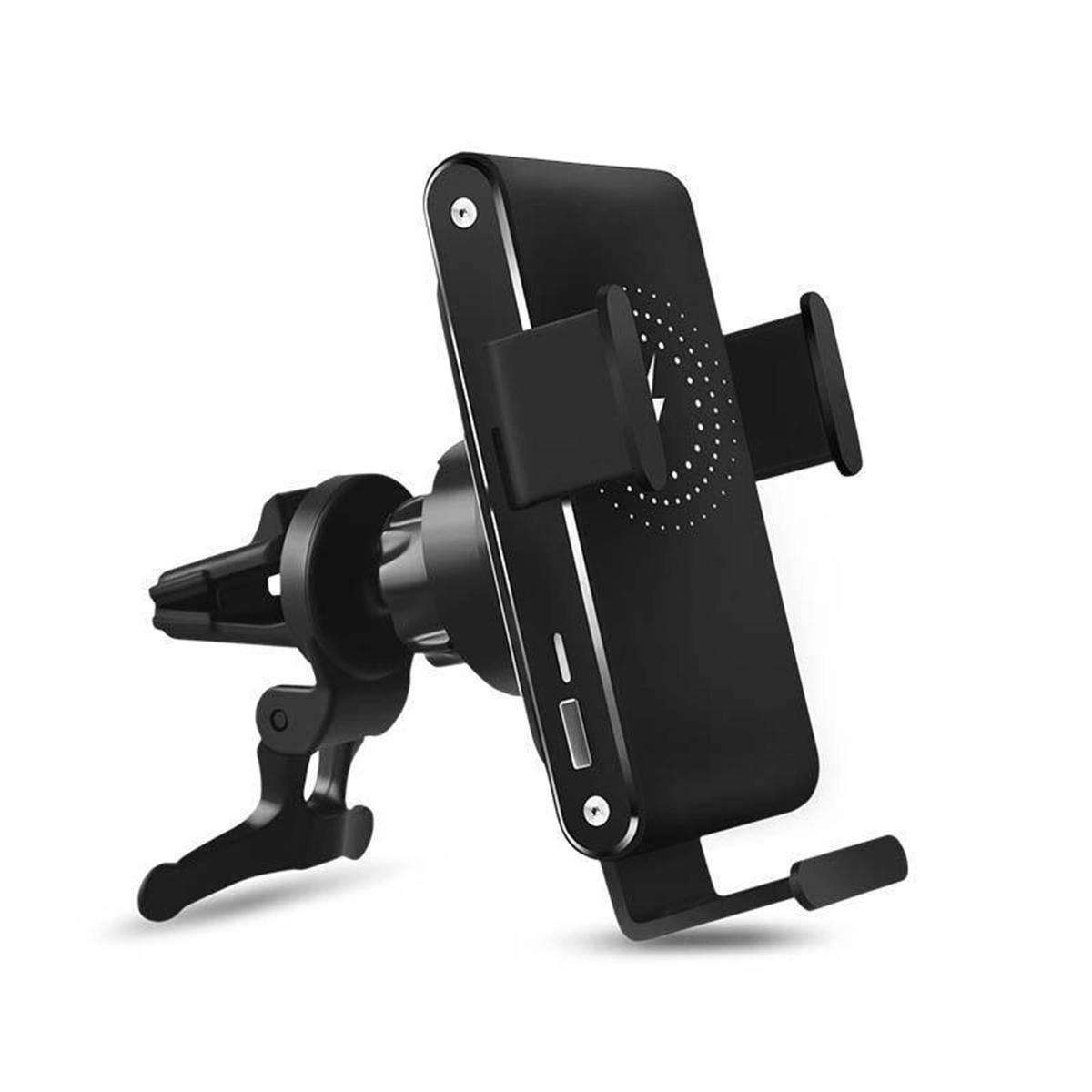 Supporto Smartphone Cellulare Con Ricarica Wireless A Ventosa Rotante Telefono-3