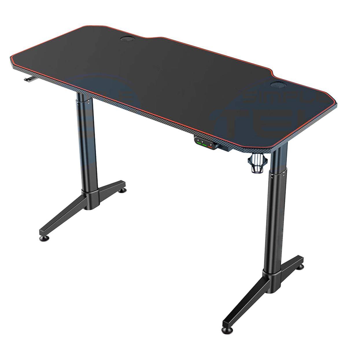 Tavolo Scrivania Da Gaming Xl Motorizzata Regolabile Con Appoggio Cuffie-1
