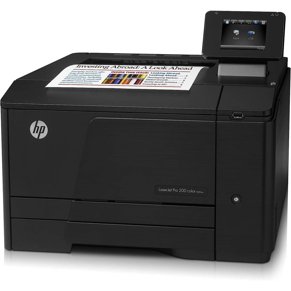 Hp M251nw Laserjet Pro 200 Stampante Laser A Colori Wireless Lan Usb Da Ufficio-0