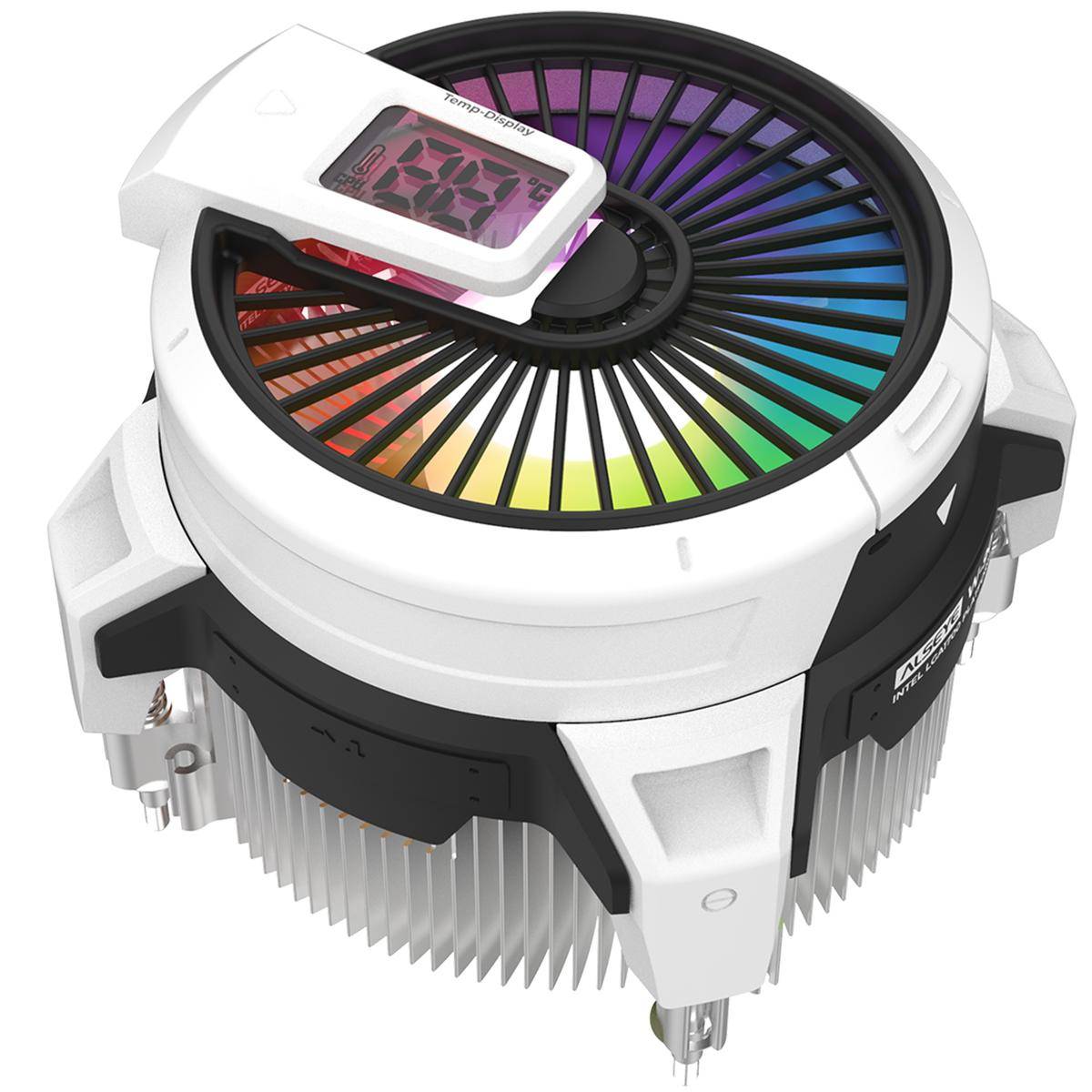 Dissipatore Processore Cpu Gaming Cooler Rgb Color 1700 1200 1151 1156 1155 1851-1