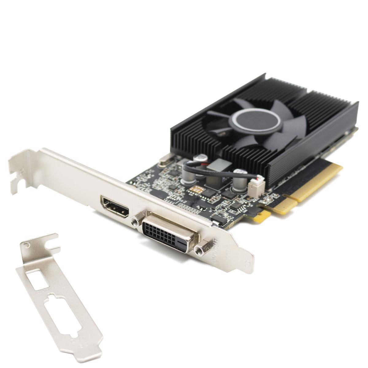 Nvidia Gt 1030 4gb Gddr4 Low Profile Lp Scheda Video Grafica Editing Silent Sff-0
