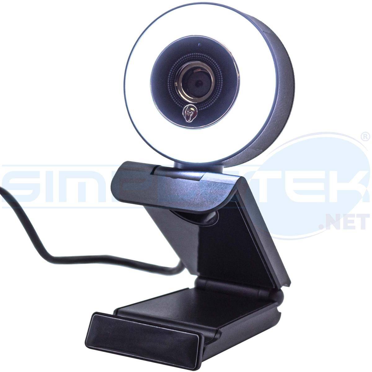 Webcam Luce Streaming Microfono Hdr Usb Videochiamata Dad Full Hd Con Anello-1