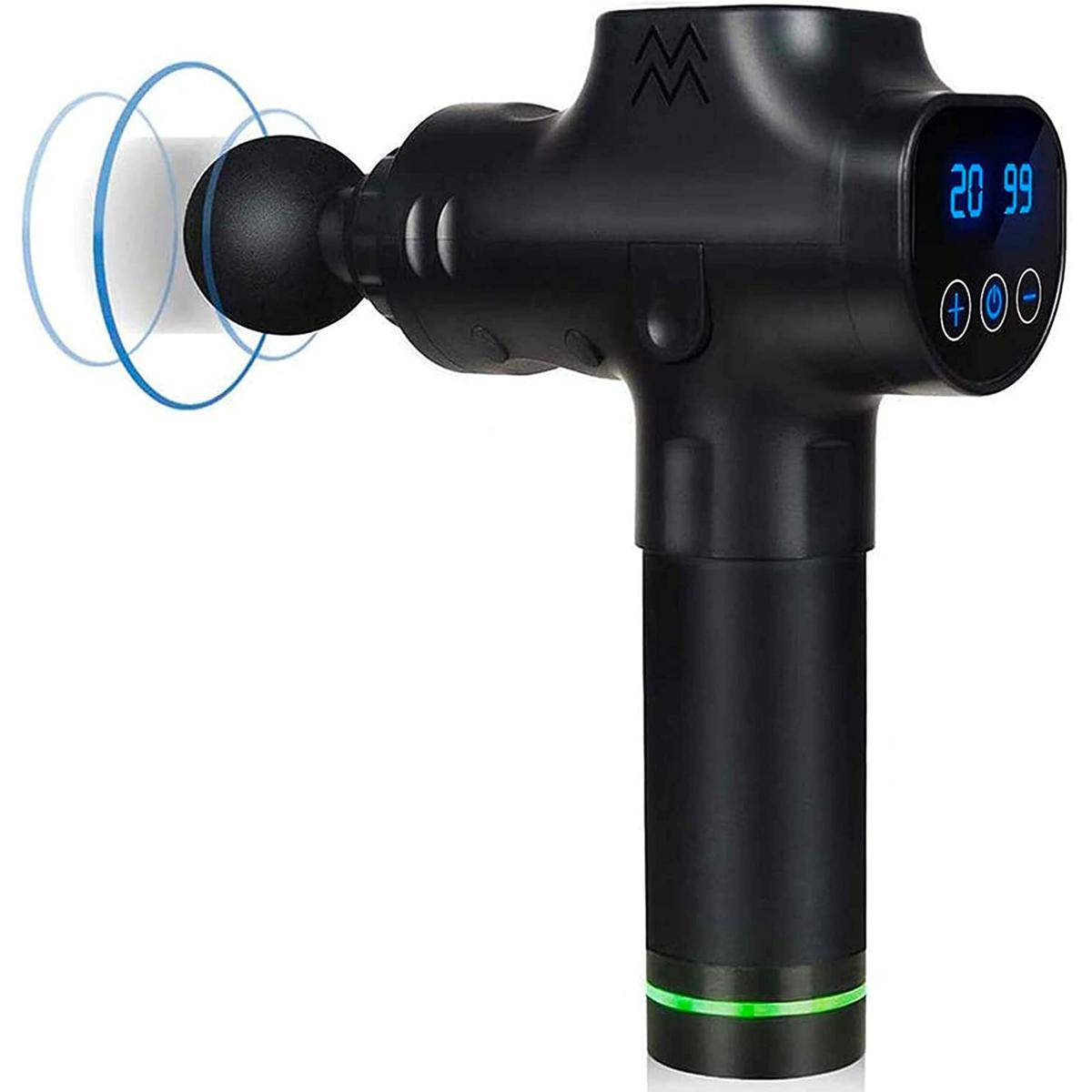 Pistola Massaggiante Muscolare Alimentata 30 Livelli 6 Testine Touchscreen-0